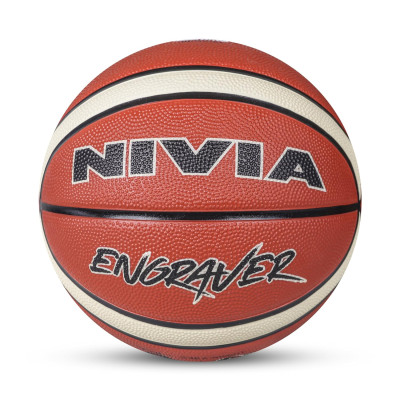 NIVIA Engraver Basketball - Size: 7 (Standard, Pack of 1, Multicolor)